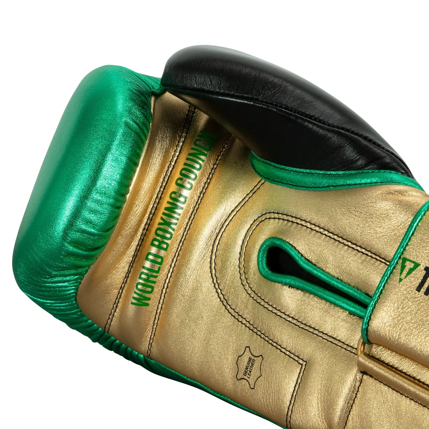 WBC By TITLE Boxing Green Belt Bag Gloves 13 WBC By TITLE Boxing Green Belt Bag Gloves - Image 11