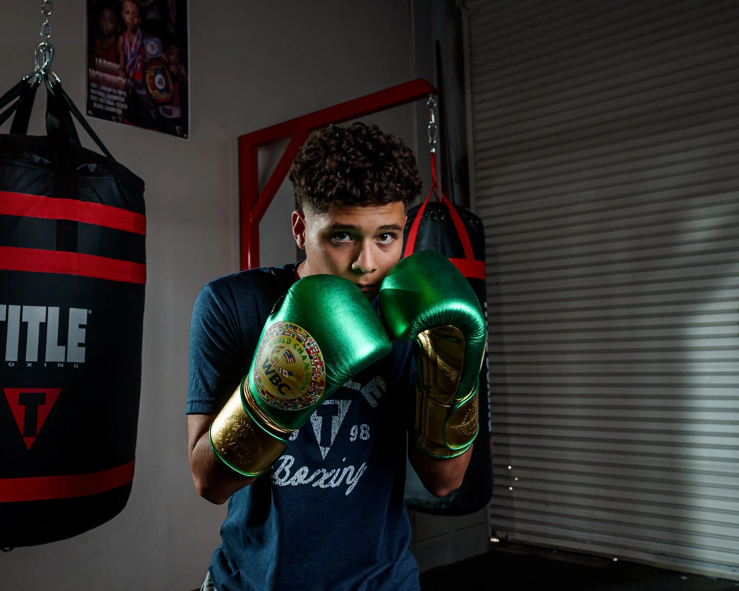 WBC By TITLE Boxing Green Belt Bag Gloves 14 WBC By TITLE Boxing Green Belt Bag Gloves - Image 12