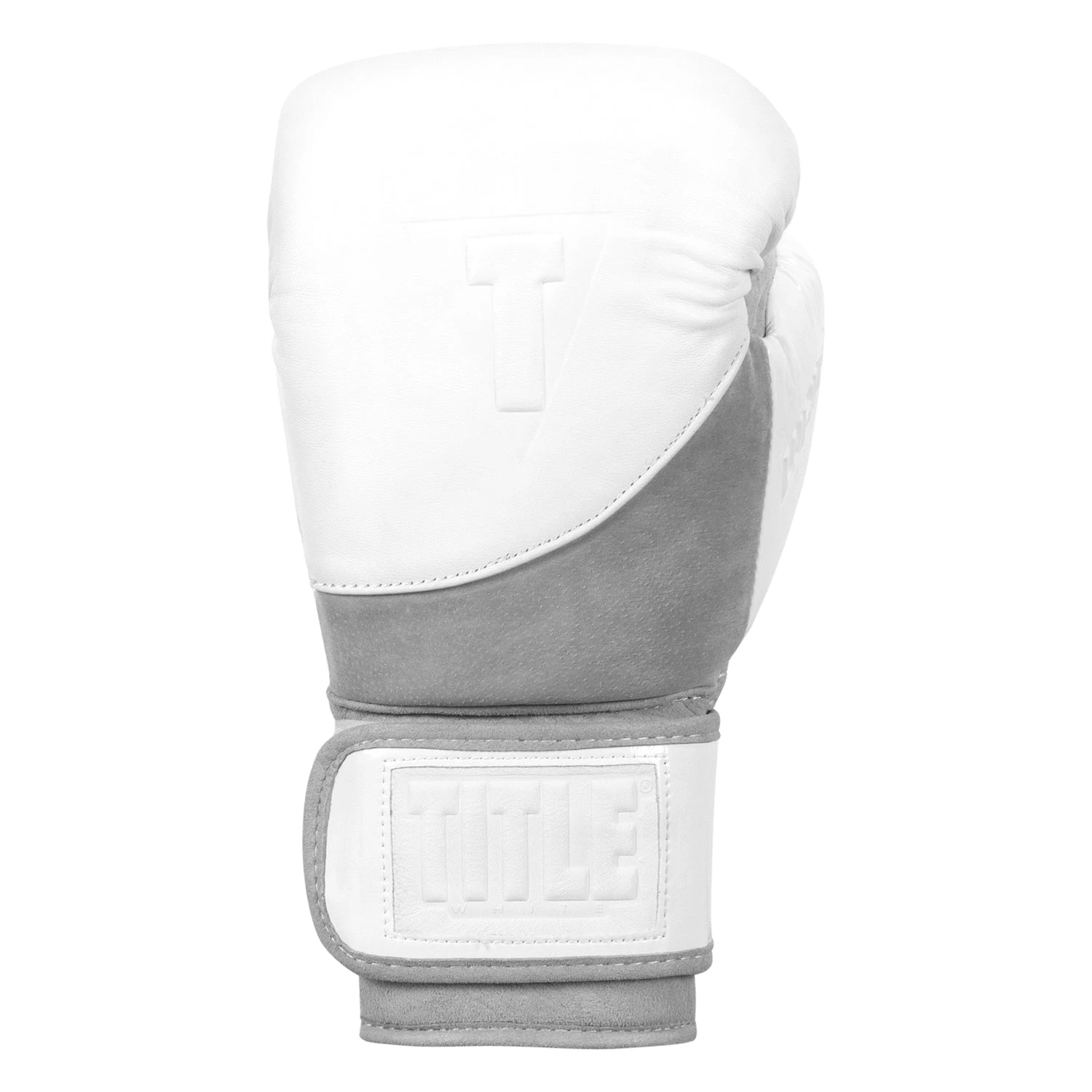 TITLE White Boxing Training/Sparring Gloves 6 TITLE White Boxing Training/Sparring Gloves - Image 4