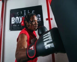 TITLE Boxing Dynamic Strike Heavy Bag Gloves -Power Punch XDBGRDBK 1