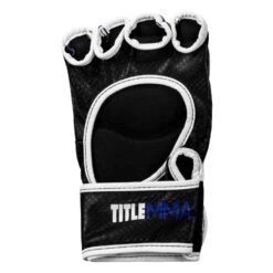 TITLE MMA Command Pro Fight Gloves -Power Punch XMCPFG BL WH 004
