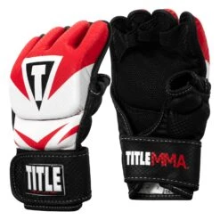 TITLE MMA Command Training Gloves -Power Punch XMCTG RD WH 002
