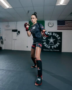 TITLE MMA Conflict Stand Up Shin Guards 15 TITLE MMA Conflict Stand Up Shin Guards -Power Punch XMSGBKRD 3