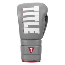 TITLE Boxing Leather Enforcer Pro Sparring Gloves -Power Punch XRVCSG SV BK 03