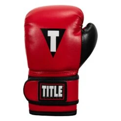TITLE Boxing Youth Bag Gloves -Power Punch YTBBG RD BK 03