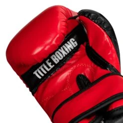 TITLE Boxing Youth Bag Gloves -Power Punch YTBBG RD BK 05