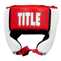 TITLE Boxing Aerovent Elite USA Boxing Competition Headgear – With Cheeks -Power Punch achex rd 2