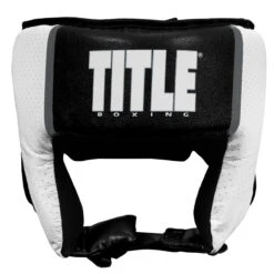 TITLE Boxing Aerovent Elite USA Boxing Competition Headgear – Open Face -Power Punch achex1 bk 2