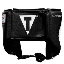 TITLE Boxing Aerovent Elite USA Boxing Competition Headgear – Open Face -Power Punch achex1 bk 4