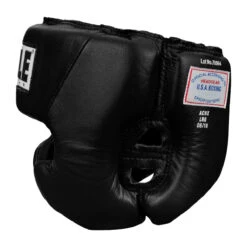 TITLE Boxing USA Boxing Competition Headgear - With Cheeks 31 TITLE Boxing USA Boxing Competition Headgear - With Cheeks -Power Punch achx bk 3