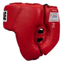 TITLE Boxing USA Boxing Competition Headgear - Open Face -Power Punch achx1 rd 3