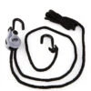 TITLE Boxing Pro Adjustable Double End Bag Tie Down -1/4" -Power Punch adebtd bk 1 2