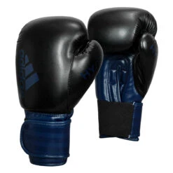 Adidas Hybrid 100 Boxing Gloves -Power Punch adih100 bk bl 002