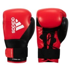 Adidas Hybrid 250 Training Gloves -Power Punch adih250tg rd bk 1 1