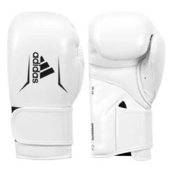 Adidas Speed 175 Leather Training Gloves -Power Punch adisbg175 wh bk 001 2