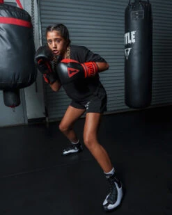 TITLE Boxing All Heart Bag Gloves 2.0 -Power Punch ahabg2 bk rd 1 1