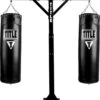 TITLE Boxing Adjustable Heavy Duty Double Bags Stand -Power Punch ahdhsd 1 1 2