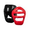TITLE Boxing Adaptable Low Contact Headgear -Power Punch alchg2 bk rd 4 1