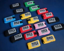 TITLE Boxing Advanced Semi-Elastic 110” Assorted Hand Wraps (10 Pair) -Power Punch asahw10 2 1