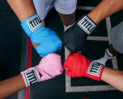 TITLE Boxing Advanced Semi-Elastic 110” Assorted Hand Wraps (10 Pair) -Power Punch asahw10 8