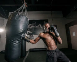 TITLE Boxeo Mexican Leather Lace Training Gloves Quatro 24 TITLE Boxeo Mexican Leather Lace Training Gloves Quatro -Power Punch batgl4 bk 4 1