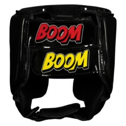 BOOM BOOM Boxing Commander Youth Headgear -Power Punch bbhgy bk 4