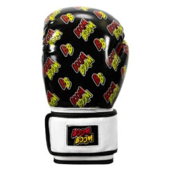 BOOM BOOM Boxing Striker Youth Boxing Gloves 3.0 -Power Punch bbsbgy3 bk wh 03