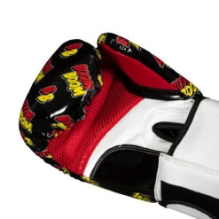 BOOM BOOM Boxing Striker Youth Boxing Gloves 3.0 -Power Punch bbsbgy3 bk wh 05
