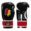 BOOM BOOM Boxing Silencer Youth Bag Gloves -Power Punch bbybgs bk wh rd 01