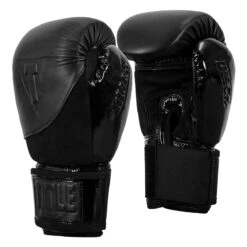 TITLE Black Blitz Fit Boxing Gloves 12 TITLE Black Blitz Fit Boxing Gloves -Power Punch bkbfg 0002