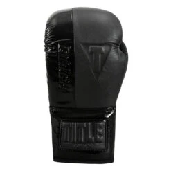 TITLE Black Blast Lace Training Gloves -Power Punch bkbstgl 03