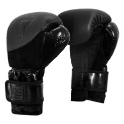 TITLE Black Blitz Weighted Bag Gloves -Power Punch bkwbg 002