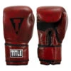 TITLE Boxing Blood Red Leather Bag Gloves -Power Punch brbg rd 001 4