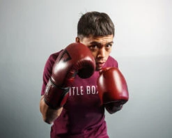 TITLE Boxing Blood Red Leather Bag Gloves 10 TITLE Boxing Blood Red Leather Bag Gloves -Power Punch brbg rd 1