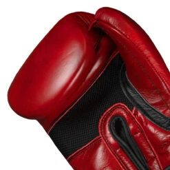 TITLE Boxing Blood Red Leather Training Gloves 16 TITLE Boxing Blood Red Leather Training Gloves -Power Punch brtg rd 005