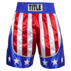 TITLE Boxing USA Trunks 4.0 9 TITLE Boxing USA Trunks 4.0 -Power Punch btusa4 rd wh bl 02