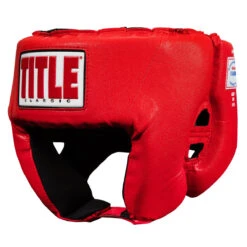 TITLE Classic USA Boxing Competition Headgear – Open Face -Power Punch cachx1 rd 1