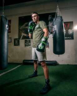 TITLE Boxing Leather Cosmic Training Gloves -Power Punch costg bk 2