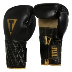 TITLE Boxing Couture Bag Gloves 12 TITLE Boxing Couture Bag Gloves -Power Punch coubg bk gd 02