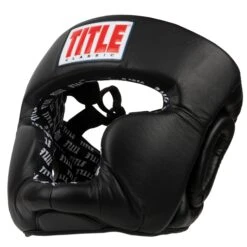TITLE Classic Full Coverage Training Headgear 2.0 -Power Punch cphgf2 bk 4