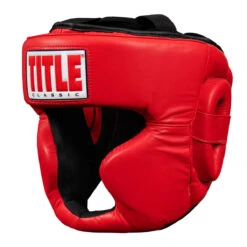 TITLE Classic Full Coverage Training Headgear 2.0 -Power Punch cphgf2 rd bk 1 1