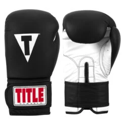 TITLE Classic Fitness Boxing Gloves -Power Punch crbg bk wh 01 1