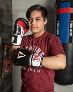 TITLE Classic Leather Super Bag Gloves 2.0 -Power Punch csbgl2 bkwhrd