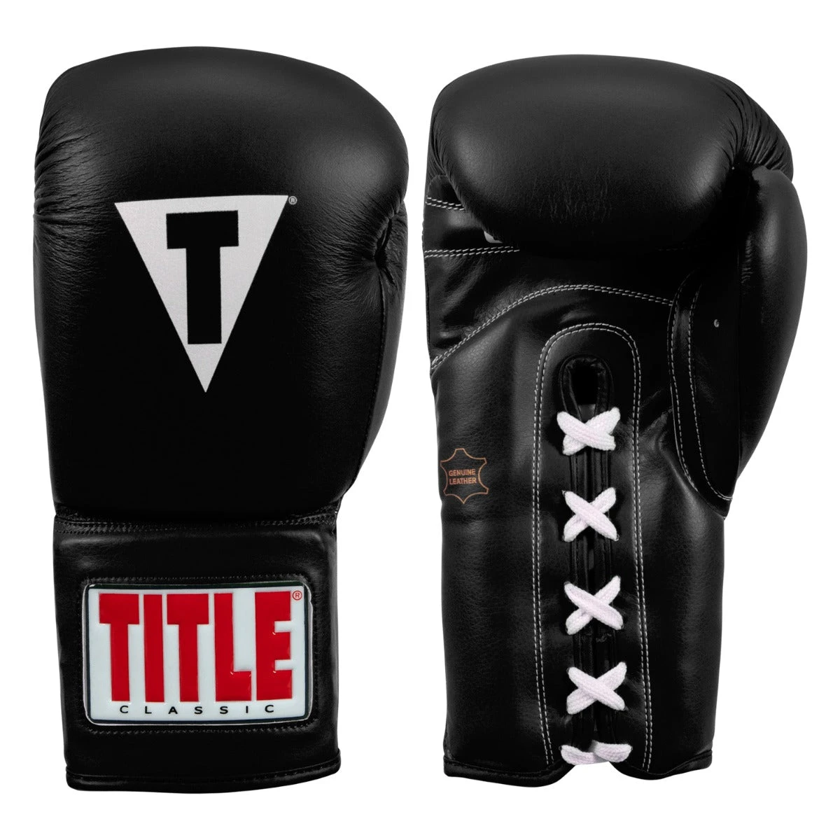 TITLE Classic Leather Lace Training Gloves 2.0 3 TITLE Classic Leather Lace Training Gloves 2.0