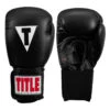 TITLE Classic Leather Elastic Training Gloves 2.0 -Power Punch ctsgv2 bk 01