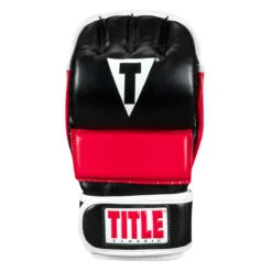 TITLE Classic Wristwrap Heavy Bag Gloves -Power Punch cwhbg3 rd bk 3 1