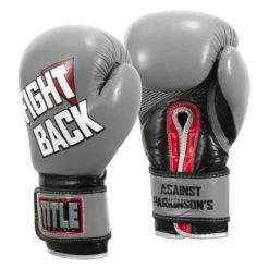 TITLE Boxing Fight Back Leather Boxing Gloves -Power Punch fbbgl gr 02