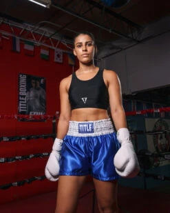 TITLE Boxing Pro Compression Ascent Sports Bra -Power Punch fcsb bk 1 1 1