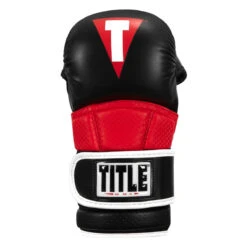 TITLE MMA Full Contact Sparring Gloves -Power Punch fcsg bk rd 03