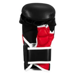 TITLE MMA Full Contact Sparring Gloves -Power Punch fcsg bk rd 04